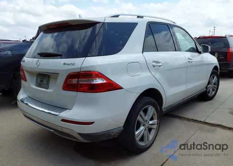 2014 Mercedes-Benz Ml 350 4Matic z USA, uszkodzony, nr VIN 4JGDA5HB1EA439030